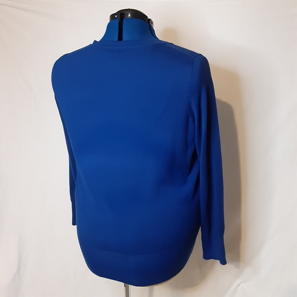 Premise Studio royal blue cardigan sweater 0X - Picture 10 of 12